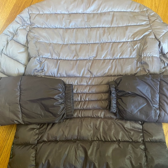 ARMANI JEANS OMBRE PUFFER WOMAN JACKET SIZE 6 - Picture 2 of 12